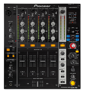 Vermietung von Pioneer DJM-750 DJ-Mixer fr Hochzeit, Party und Event auf Mallorca