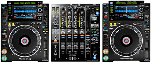 Vermietung - Verleih von Pioneer CDJ-2000 NXS2 Nexus + DJM-900 NSX2 NEXUS DJ Set auf Mallorca