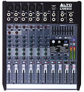 Vermietung und Verleih von Alto Live 802 kompakt Live Mixer Mischpult auf Mallorca Vermietung und Verleih von Alto Live 802 kompakt Live Mixer Mischpult auf Mallorca