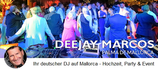 Mallorca DJ Marcos - Ihr deutscher DJ für Hochzeit, Party und Event Mallorca DJ Marcos - Ihr deutscher DJ für Hochzeit, Party und Event