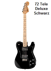 Vermietung und Verleih von Fender 72 Telecaster Deluxer E-Gitarre auf Mallorca