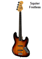 Hire Fender SQ Fretlles bass guitar in Mallorca - Mallorca