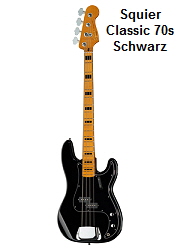 Vermietung und Verleih von Fender SQ P-Bass70s in Mallorca Vermietung und Verleih von Fender SQ P-Bass70s in Mallorca