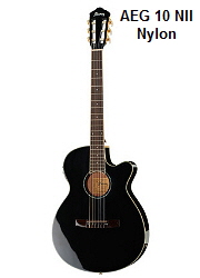 Hire Ibanez AEG10-II-BK Classic Guitar in Mallorca - Majorca