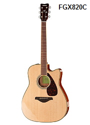 Yamaha FGX820C NT western guitar rental in Mallorca