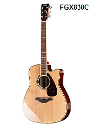 Yamaha FGX830C NT western guitar rental in Mallorca